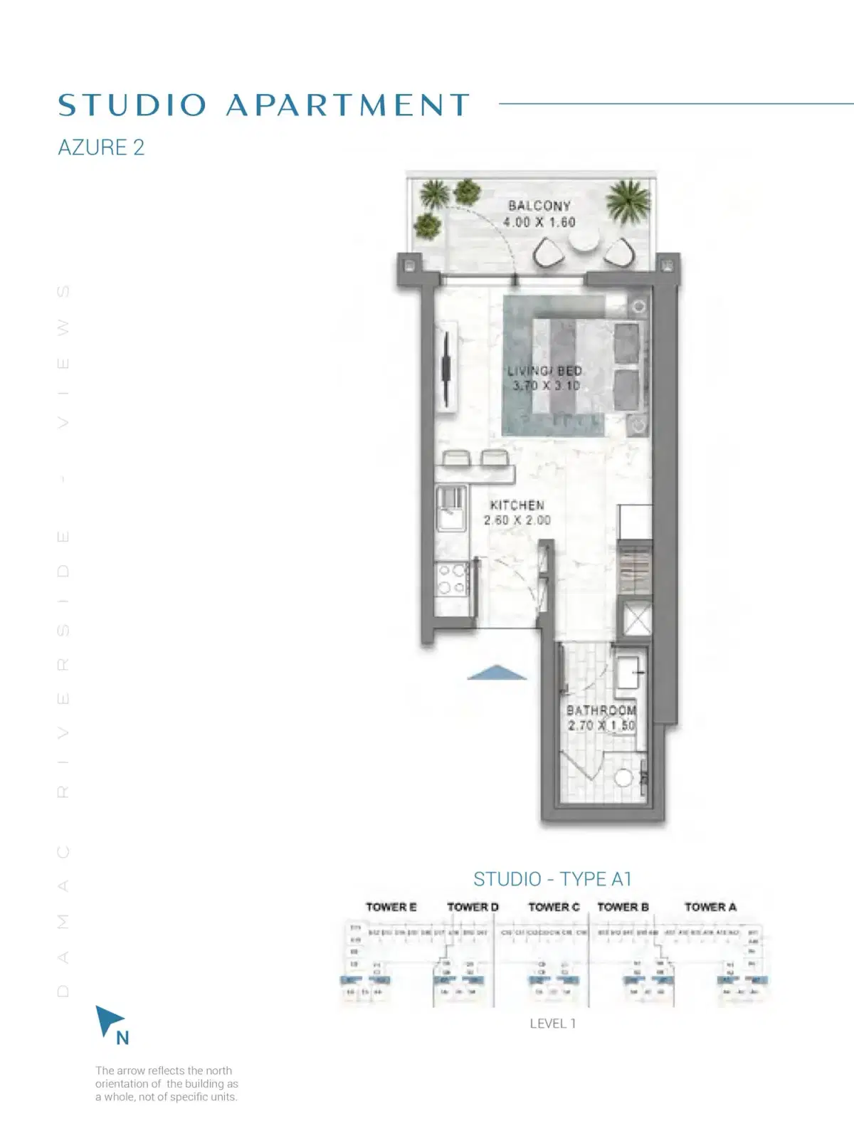 Riverside Views Azure Studios Floor Plan