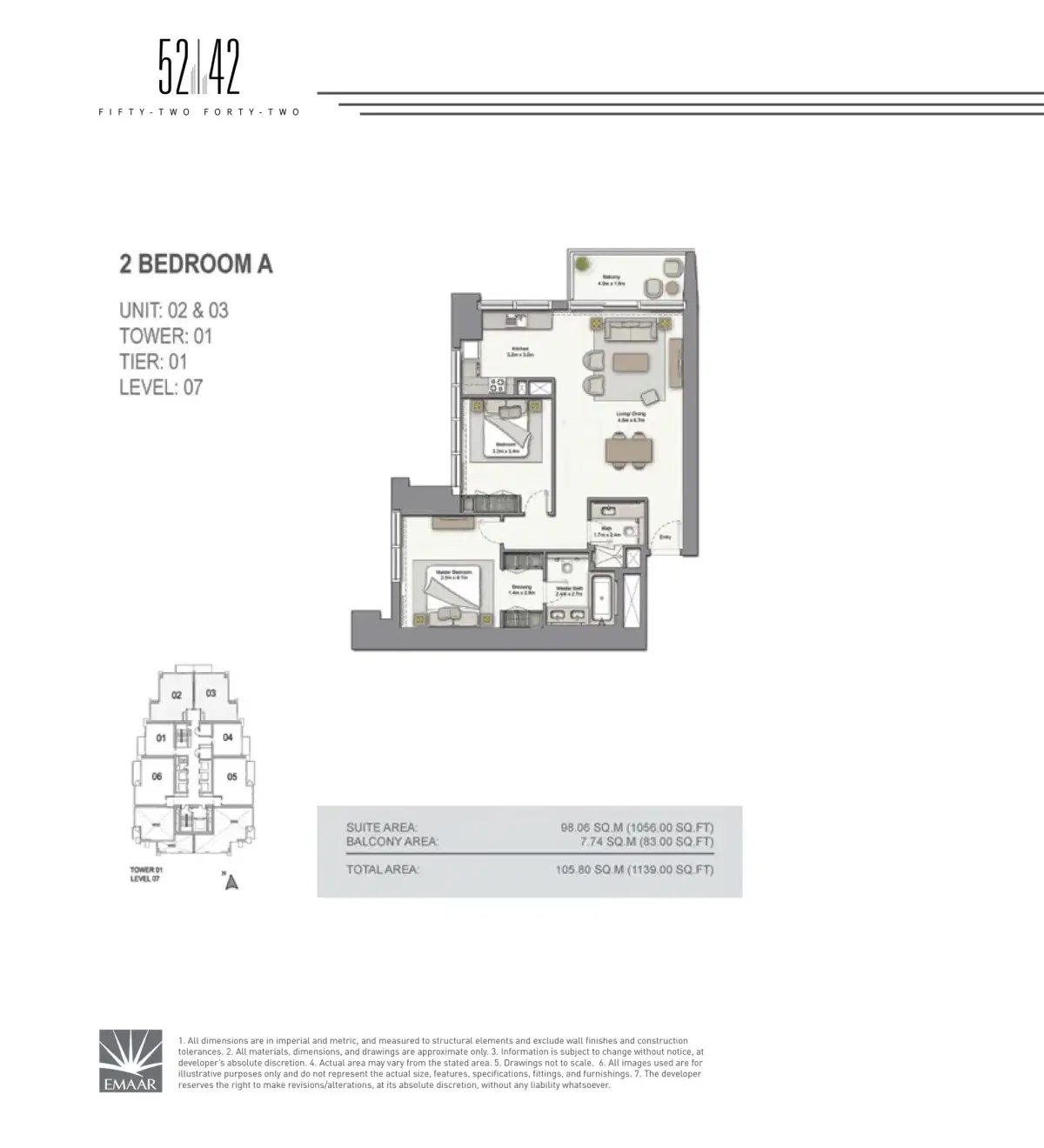2 Bedroom Apartments