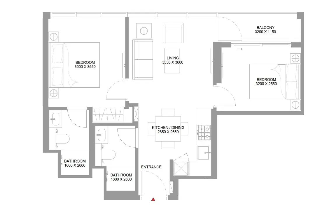 2 Bedroom Apartment