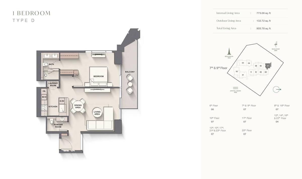 1 Bedroom Apartments