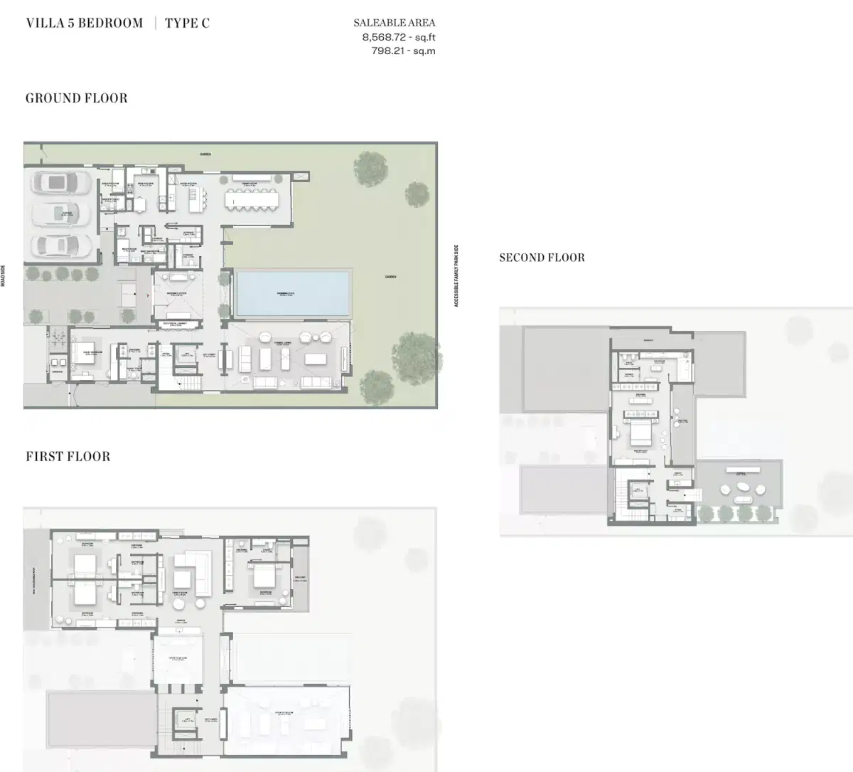 5 BR Villas - Type C