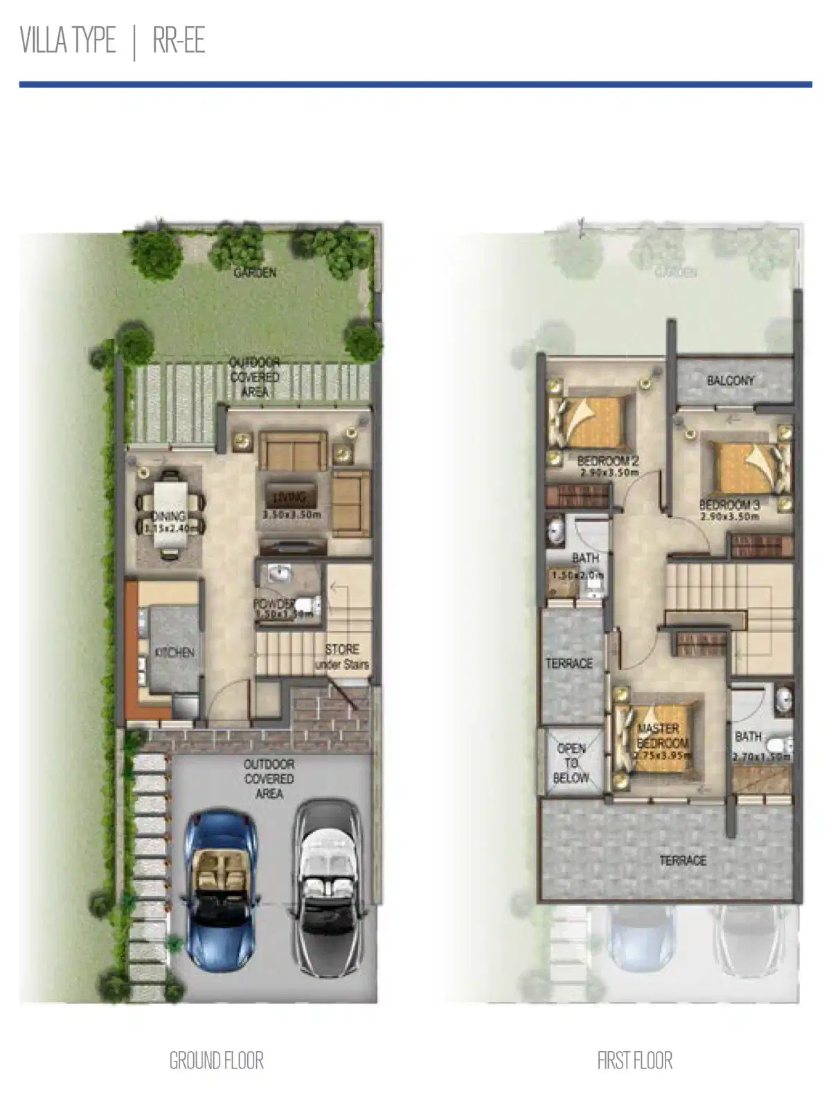 3 BR Villa