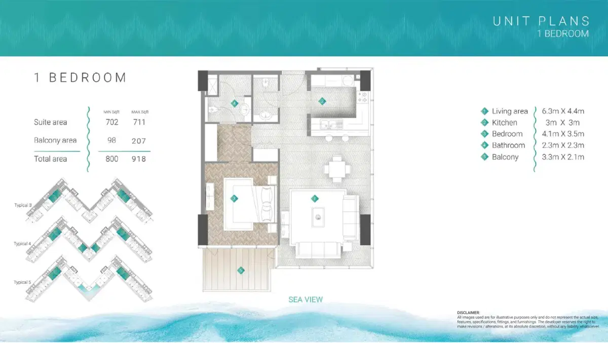 1 Bedroom Apartments
