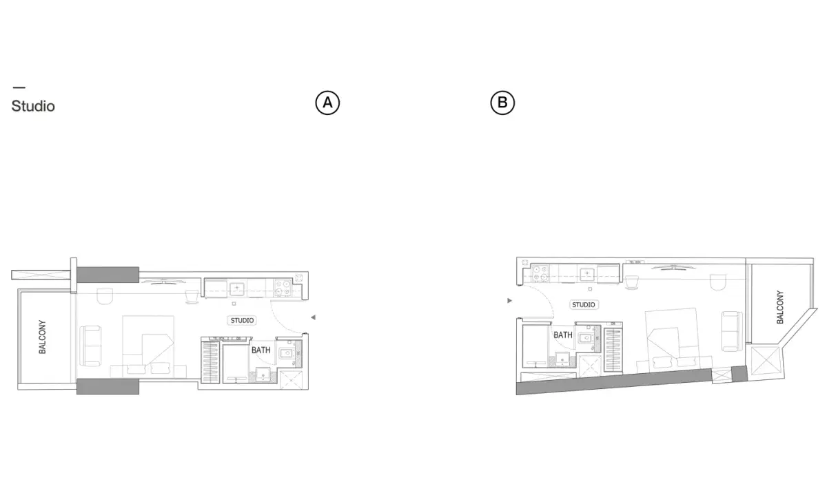 Azure by Binghatti Developers Studios Floor Plan
