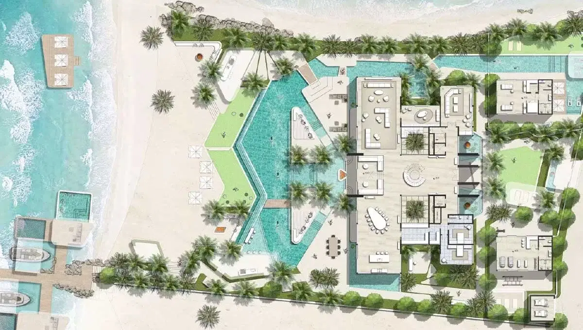 Amali Island Dubai Islands 7 BR Villa Floor Plan