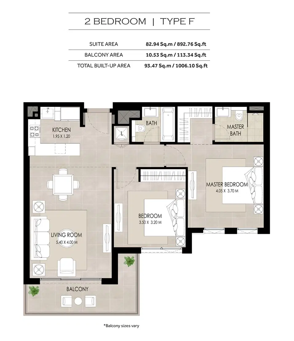 2 Bedroom Apartments