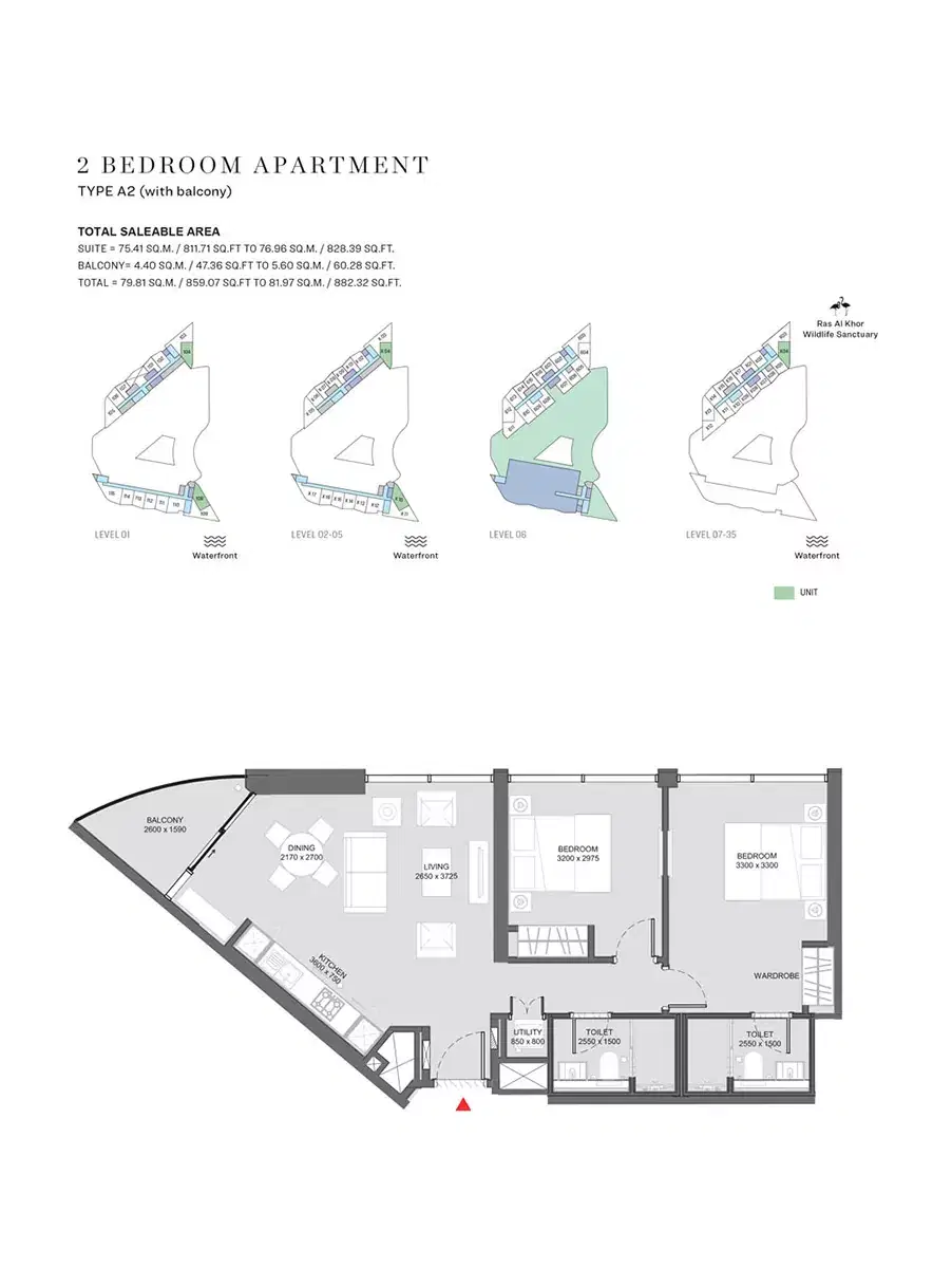 2 Bedroom Apartments