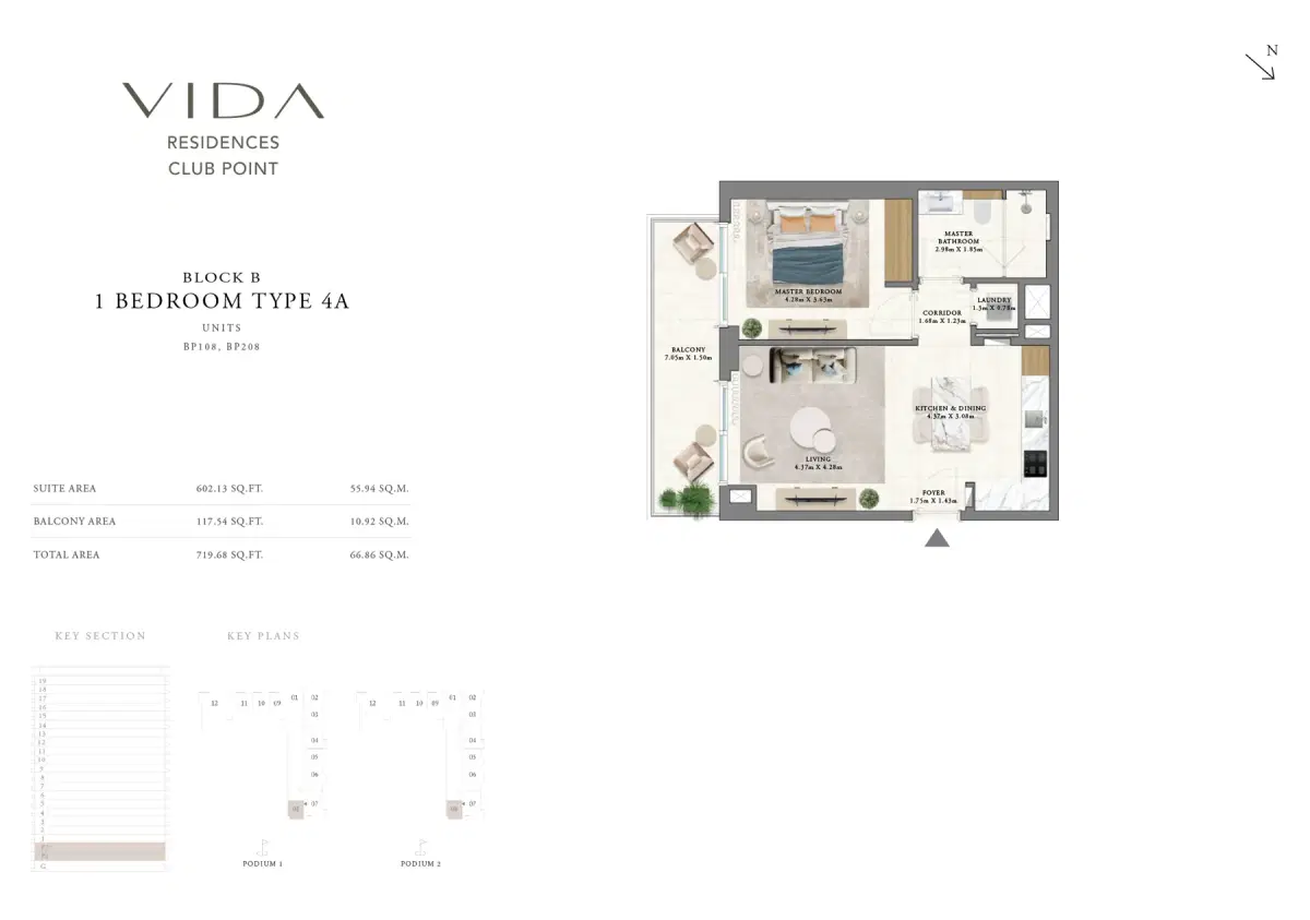 1 Bedroom Apartments