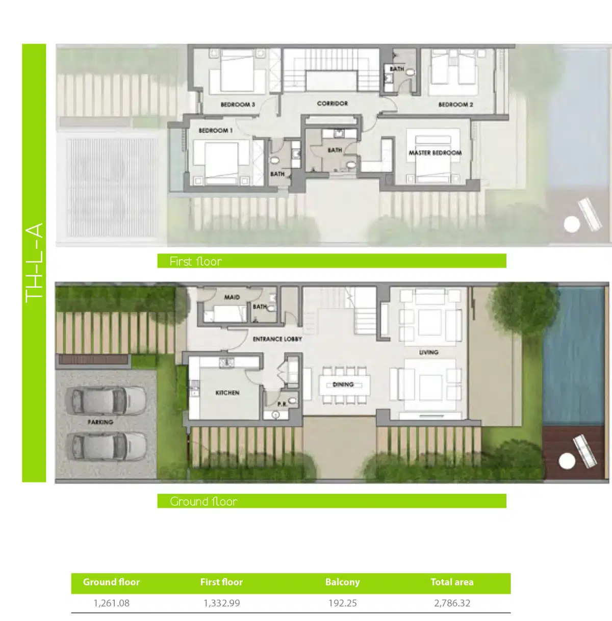 The Park Villas 4 BR Villa Floor Plan