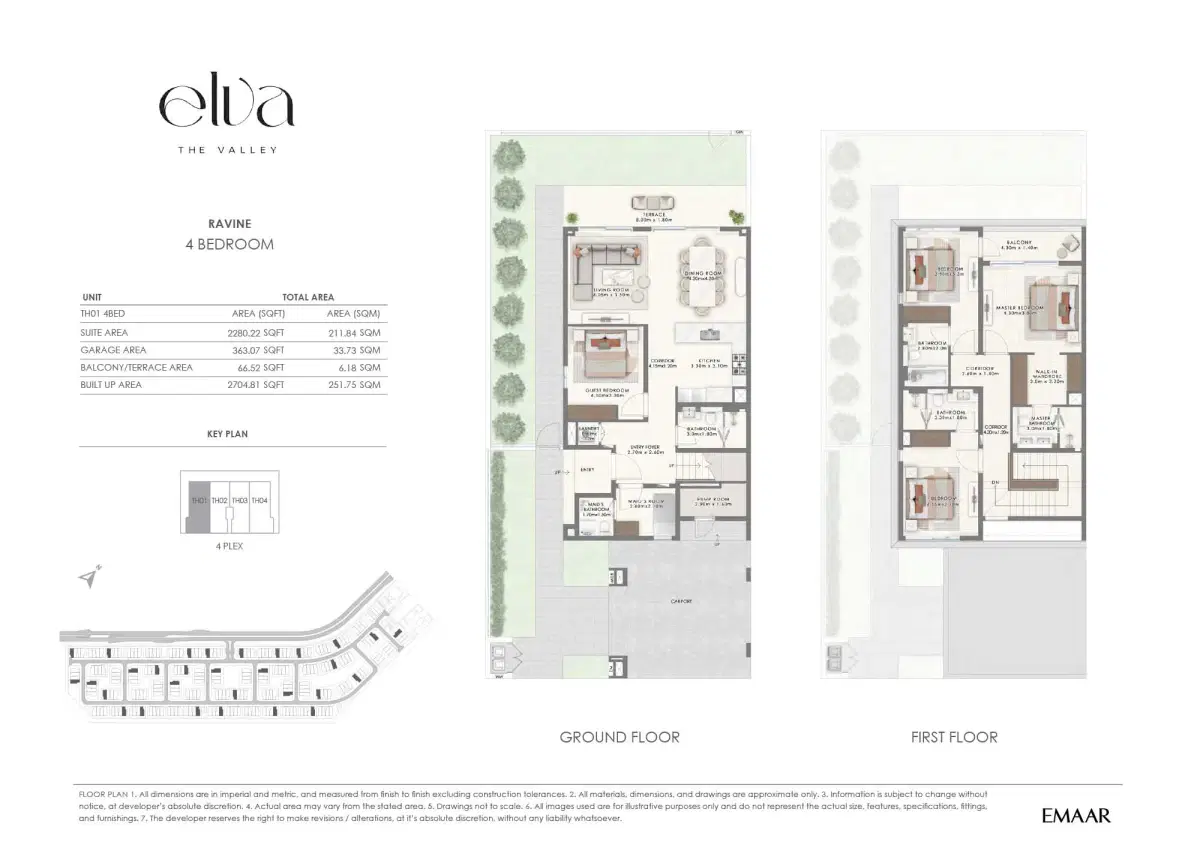 4 BR Floor Plan 2,704 Sq. Ft.