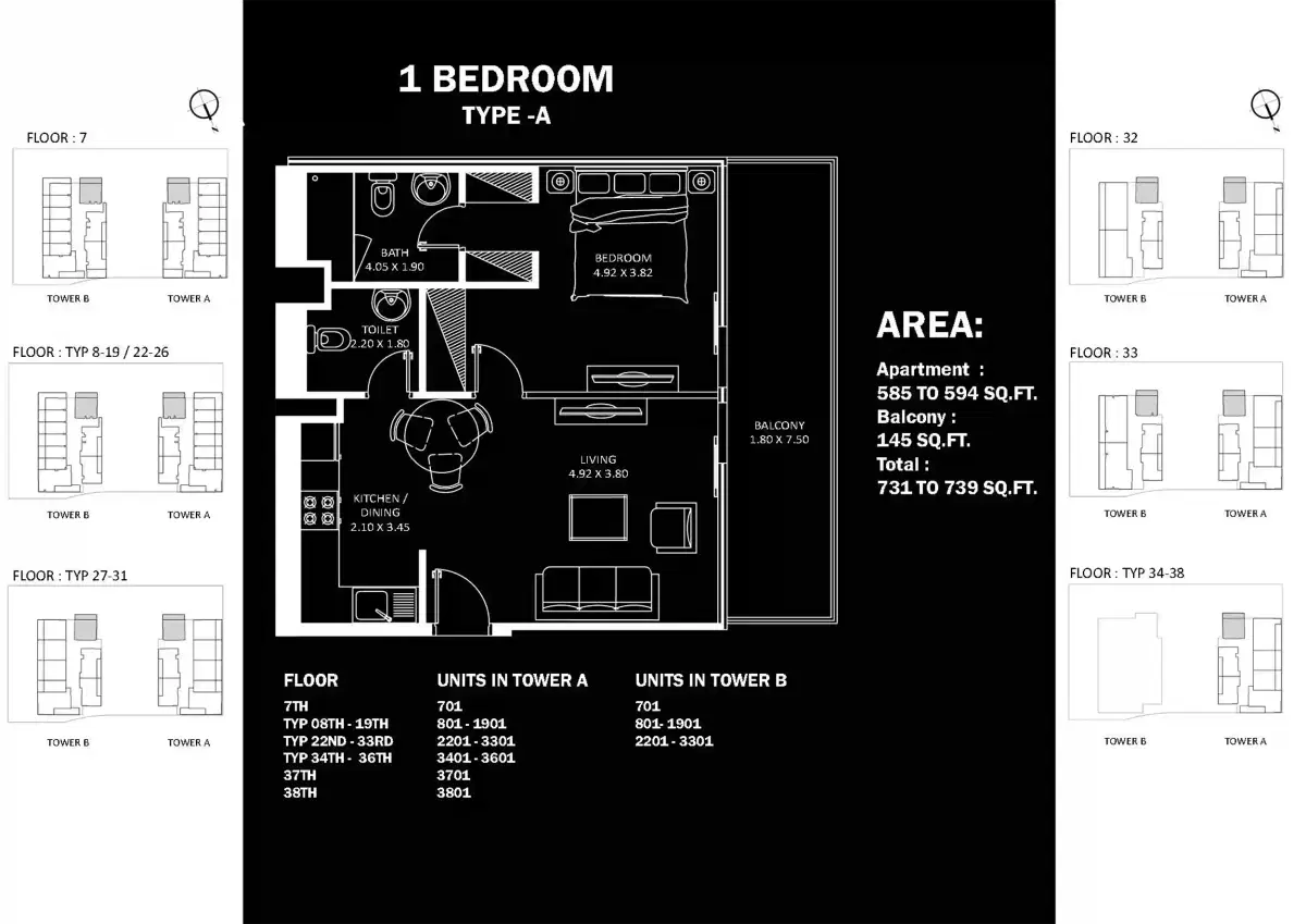 Elitz By Danube Studio Floor Plan
