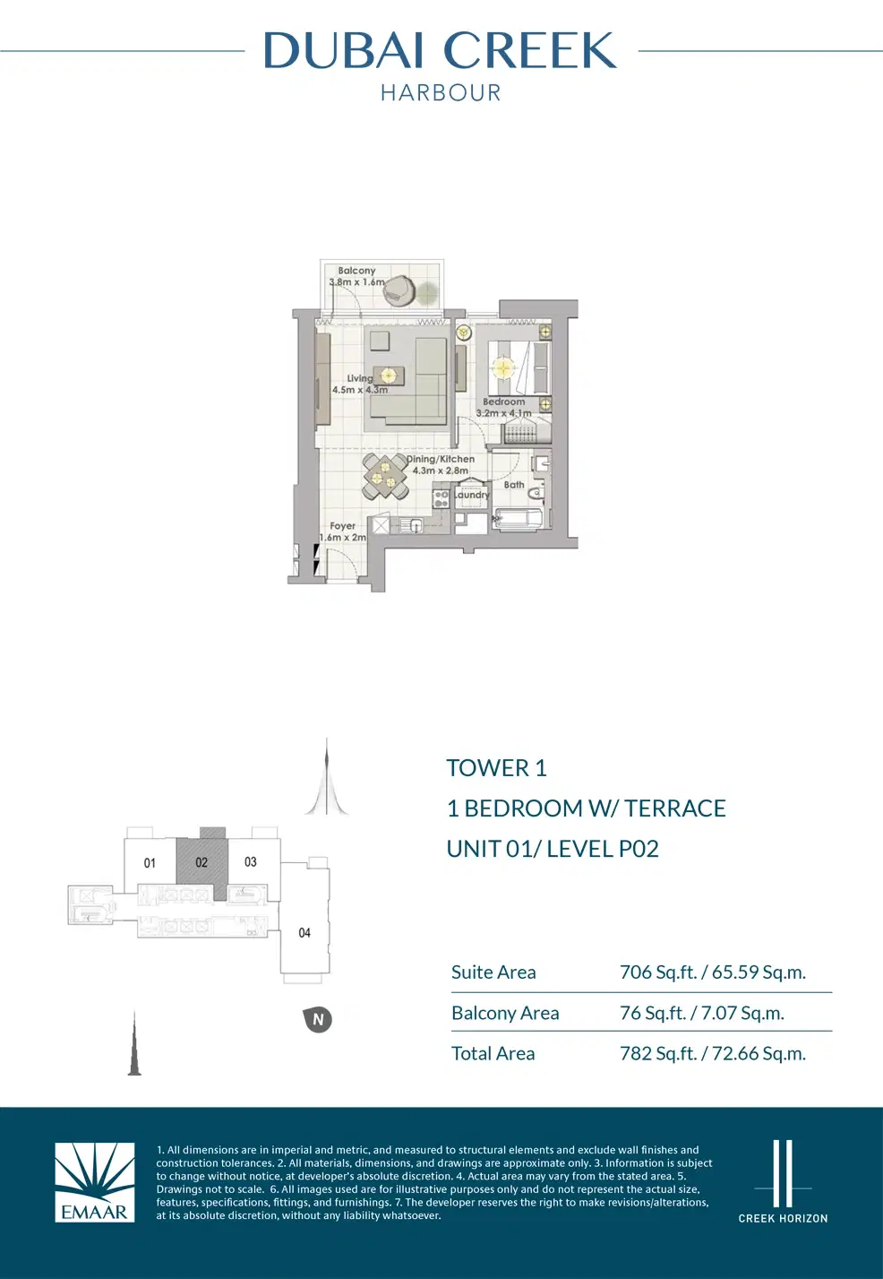 1 BR Apartment