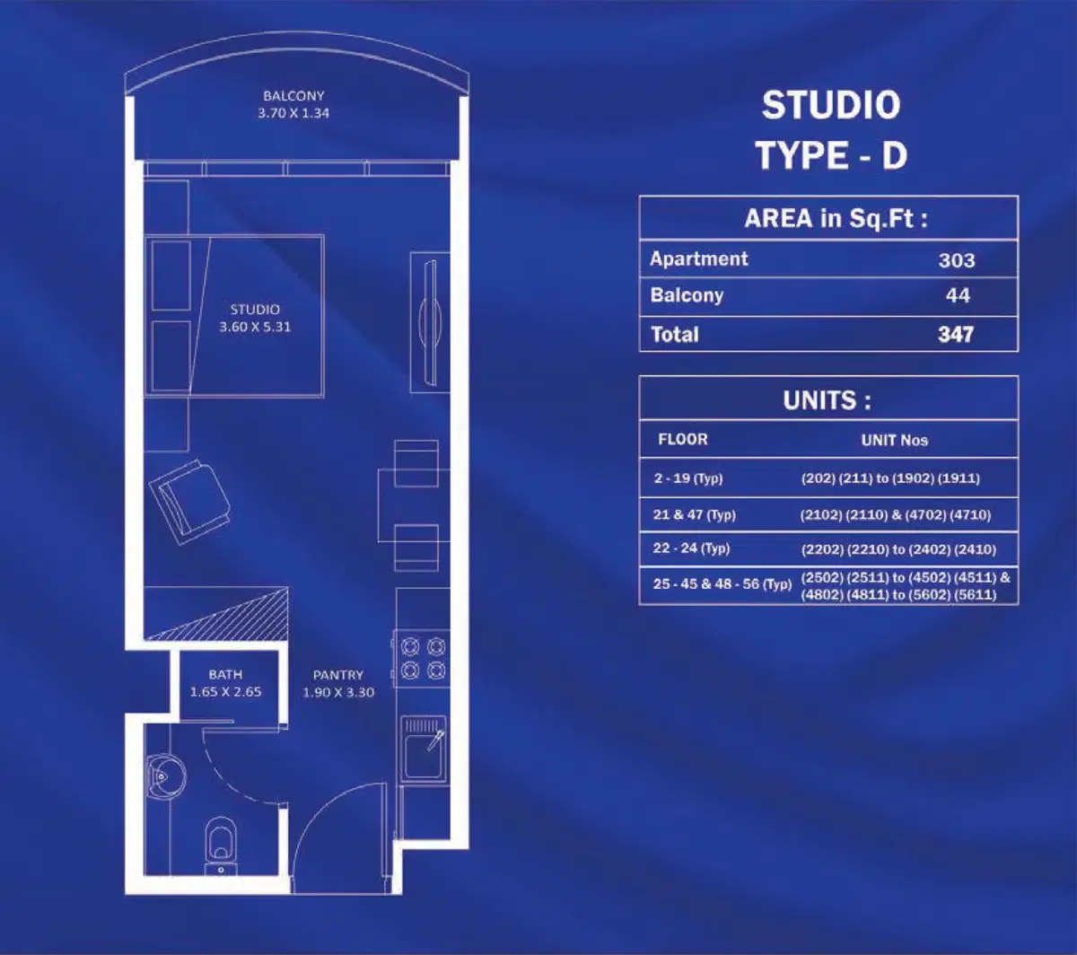 Danube Fashionz Studio Floor Plan