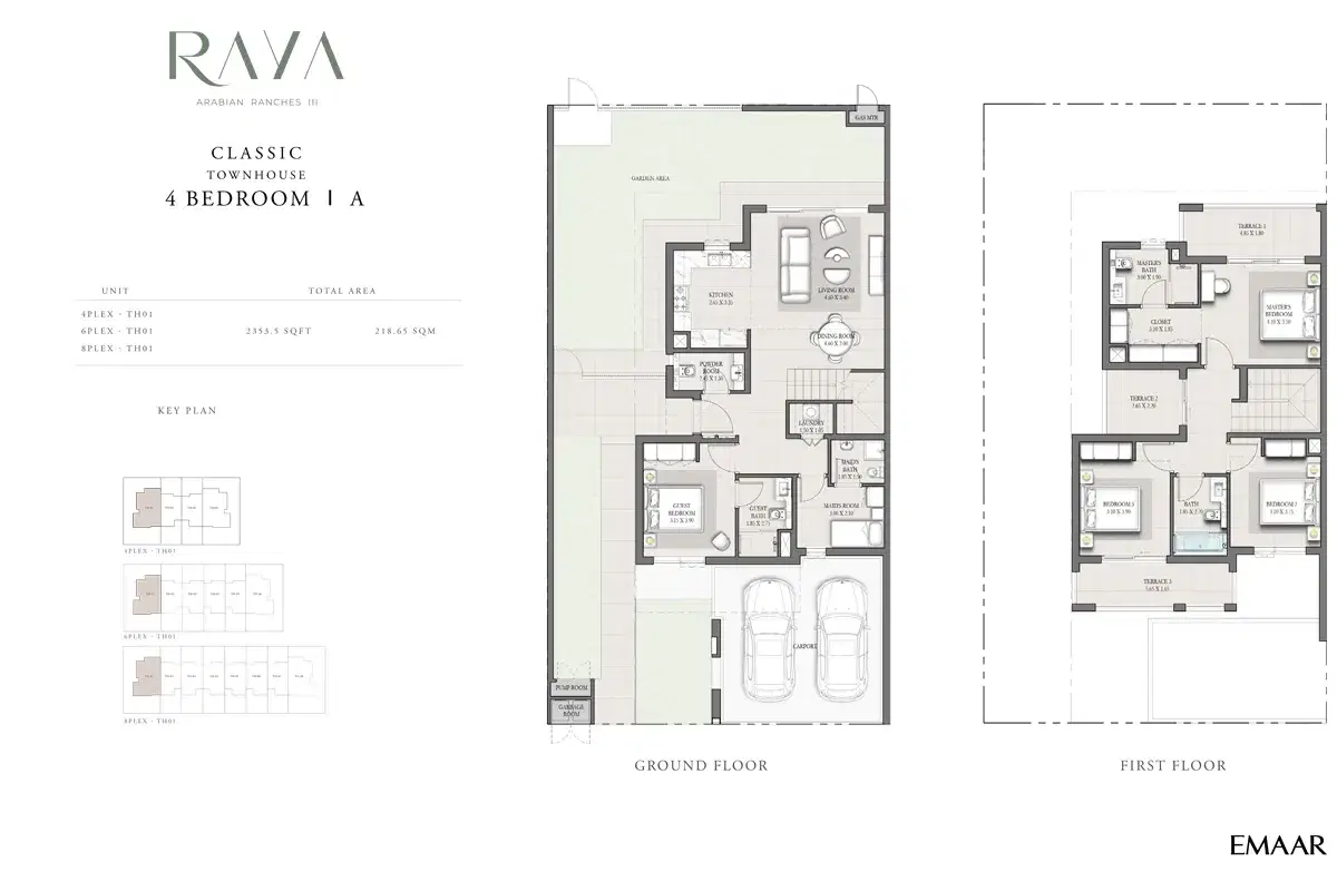 4 Bedroom Townhouses