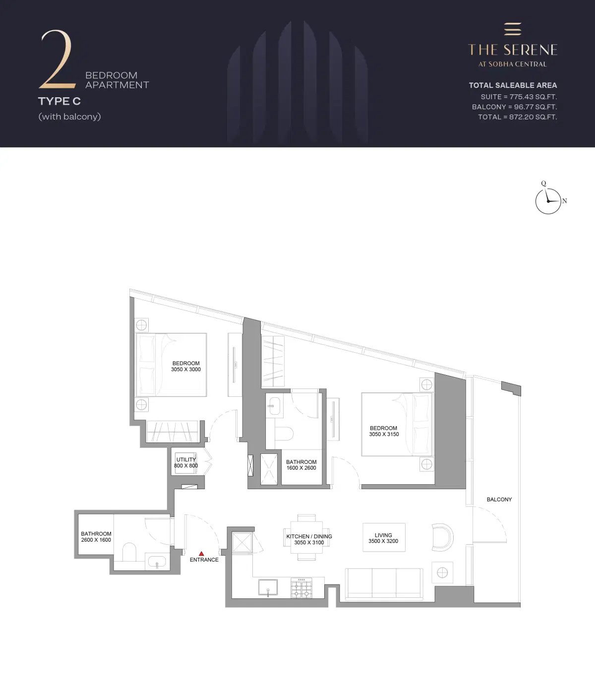 2 Bedroom Apartments Type 2