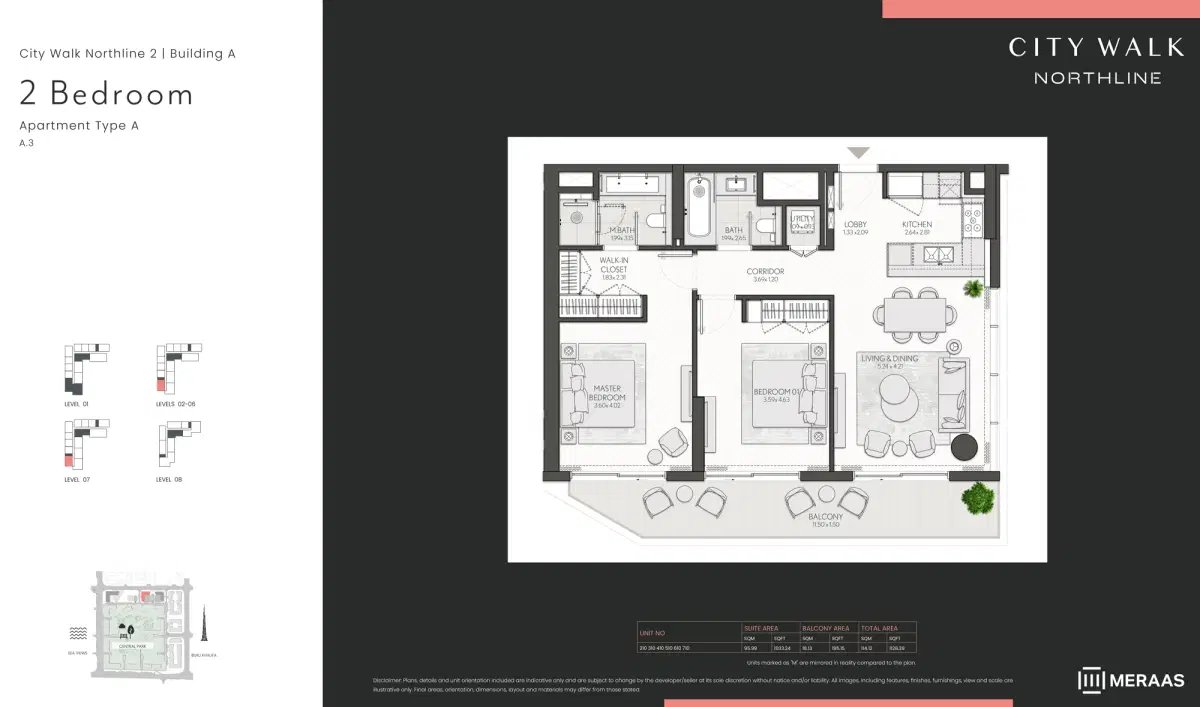 2 Bedroom Apartments