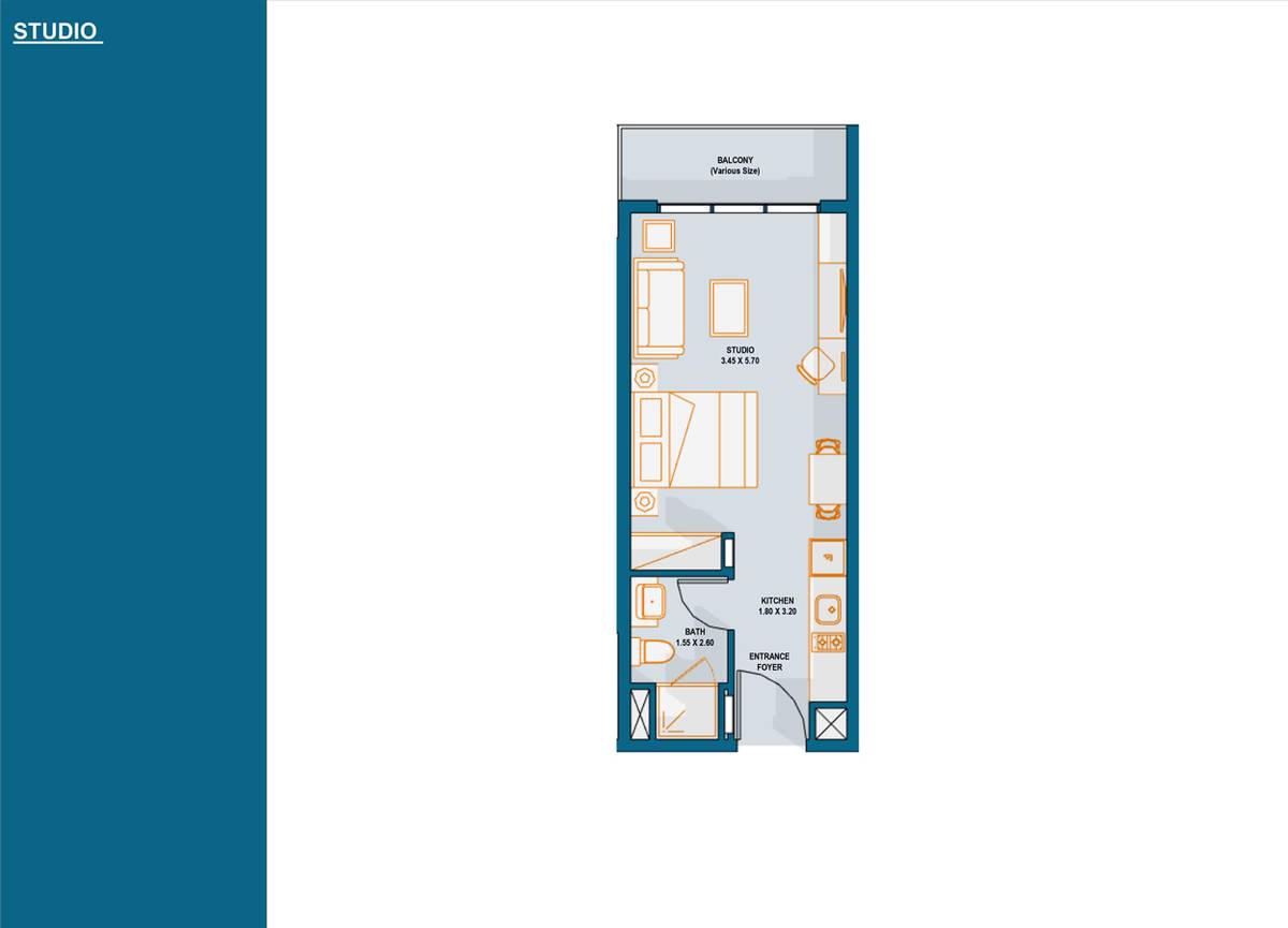 Reportage Verdana Townhouses Phase 3 Studio Floor Plan