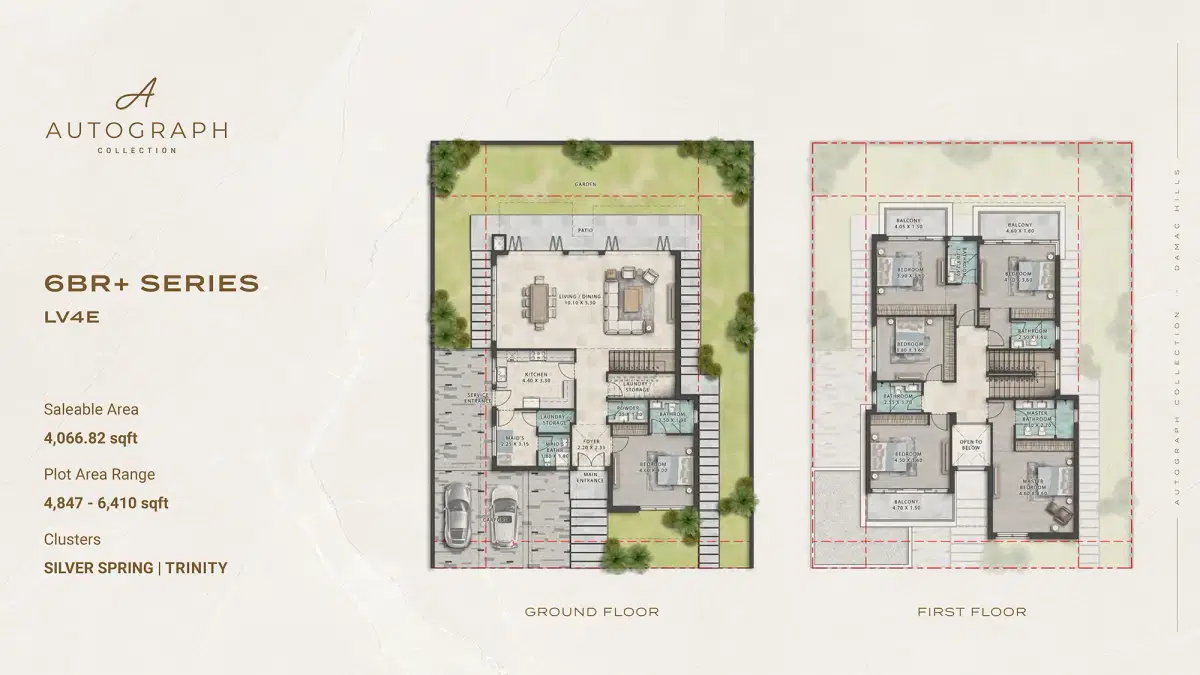 Autograph Collection Damac Hills 6 BR Villas Floor Plan