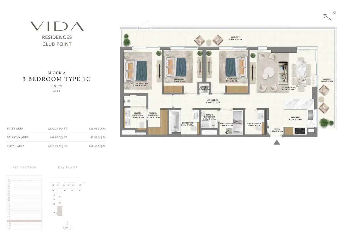 3 Bedroom Apartments