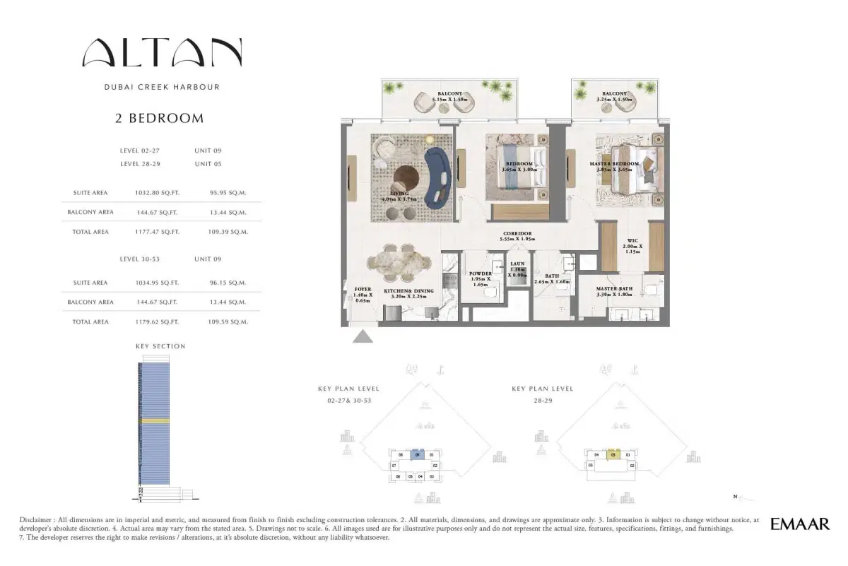 2 Bedroom Apartment Type 1