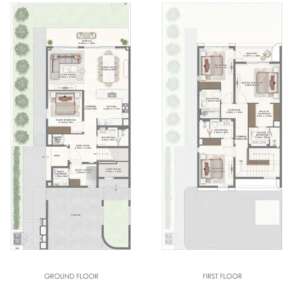 4 Bedroom Townhouses