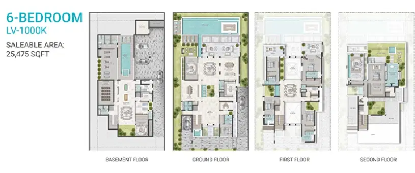 6 Bedroom Villas