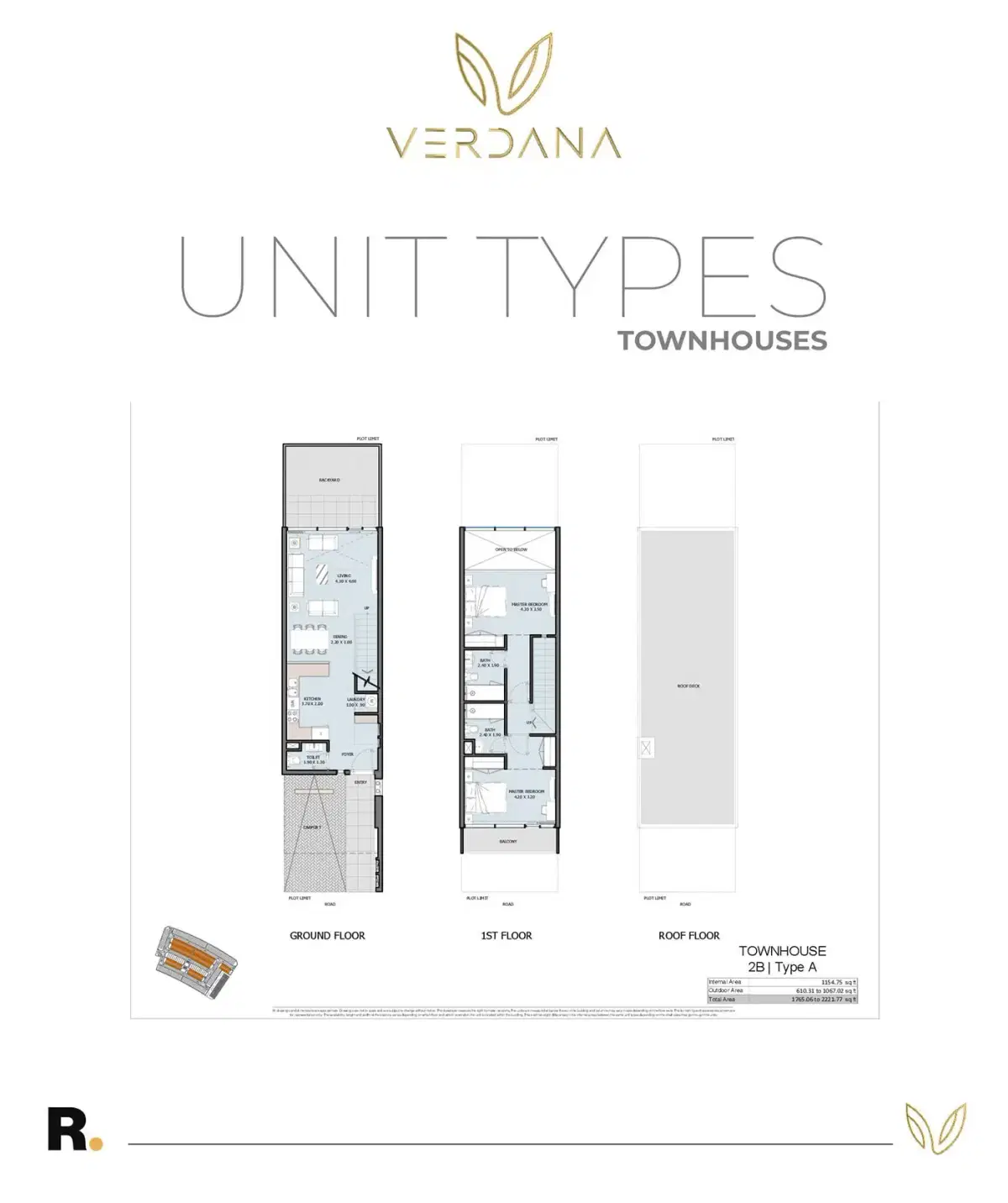 2 Bedroom Townhouses