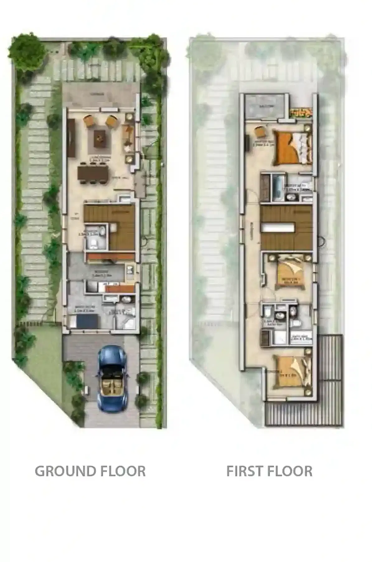 Chelsea Boutique Villas 3 BR Villa Floor Plan
