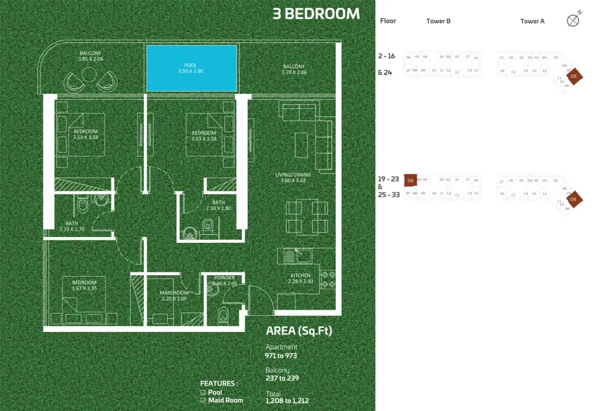 3 Bedroom Apartment