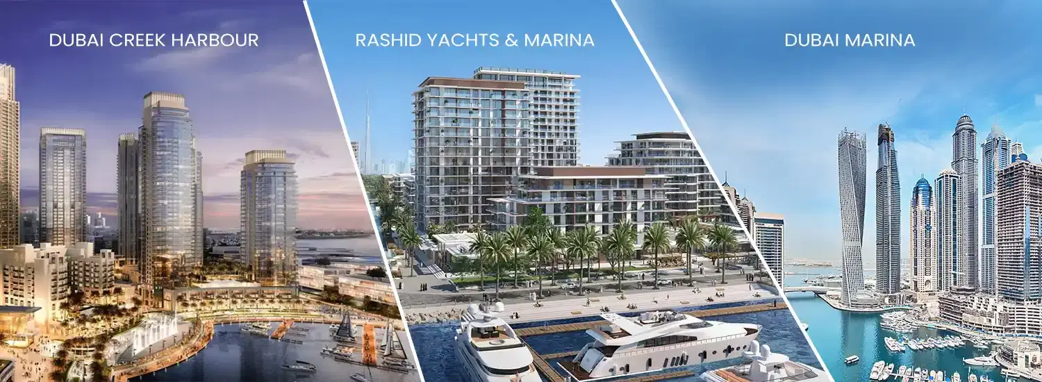 Dubai Creek Harbour vs Rashid Yachts & Marina vs Dubai Marina: Honest Community Comparison (2026)