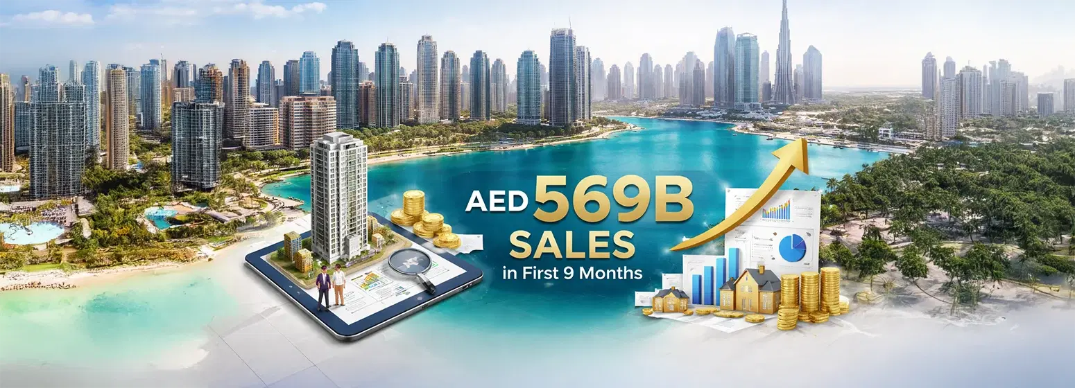 Dubai Real Estate Market Trends 2025: AED 569B Sales in First 9 Months
