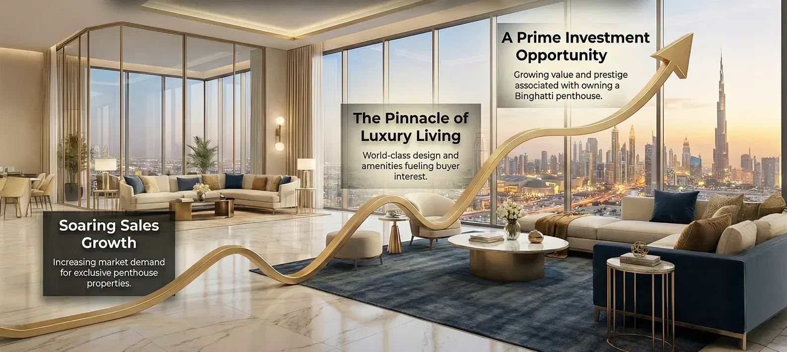Binghatti Records Middle East’s Highest Penthouse Sale in Dubai