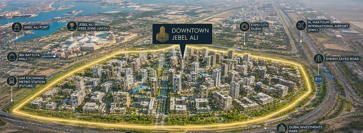 Downtown Jebel Ali Area Guide 2026: Verified Prices, Yields and Risks