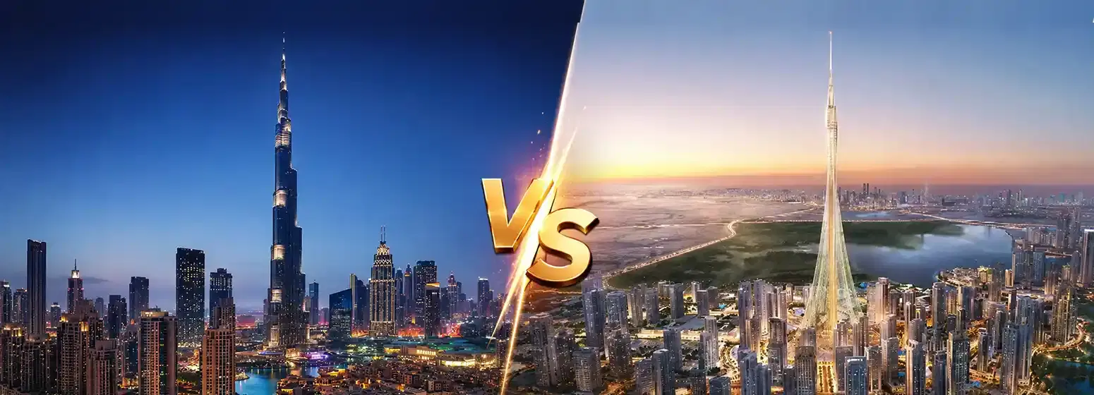 Dubai Creek Tower Vs. Burj Khalifa - Latest Properties Comparison