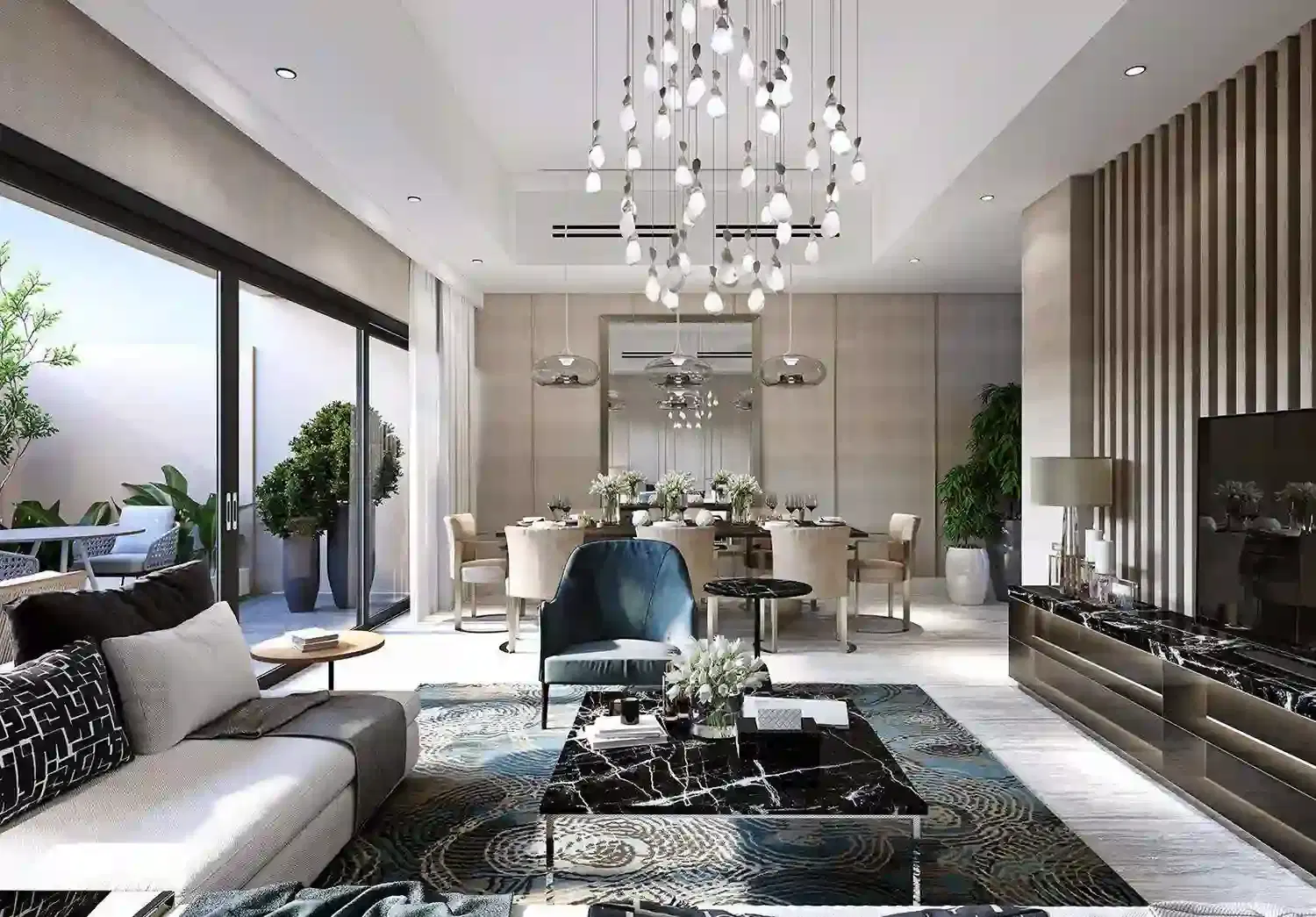 MAG City Meydan Dubai Dinning Area