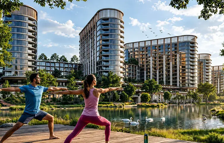 The Woods Abode Exercise Area