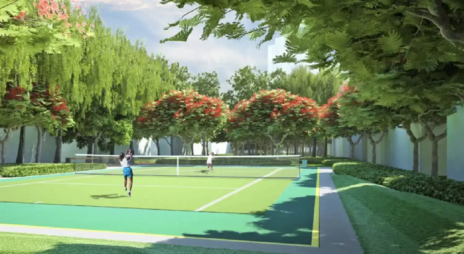 Reserve Villas by Sobha Tennis Area