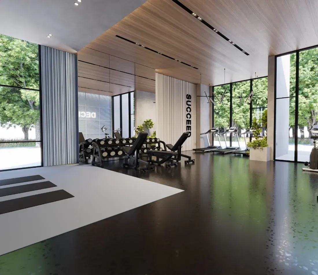 Barari Views by Samana Home Gym