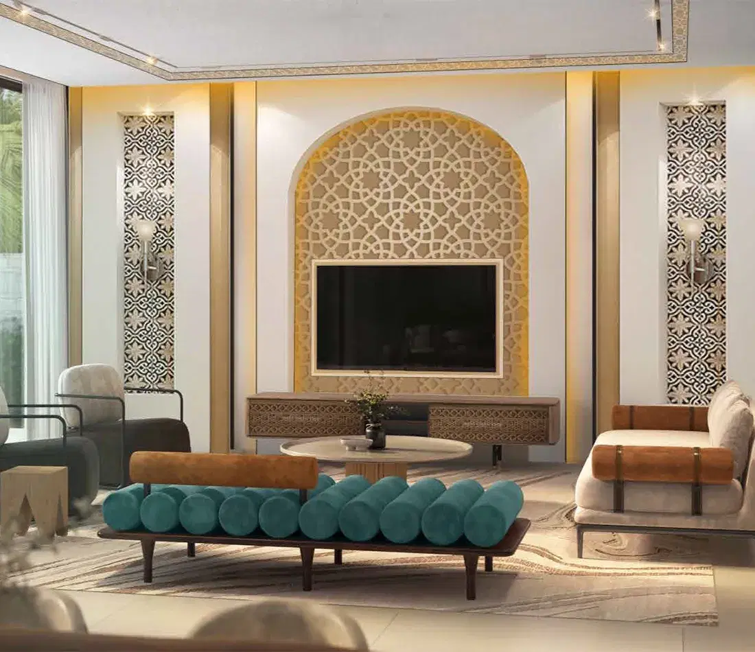 Morocco 2 at Damac Lagoons Living Area