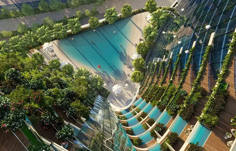 Damac Safa One Exterior Top View