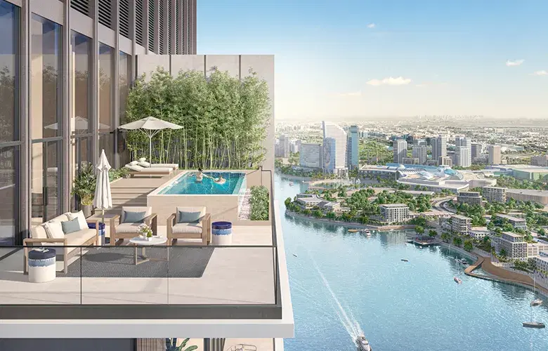 Emaar Creek Waters Balcony View