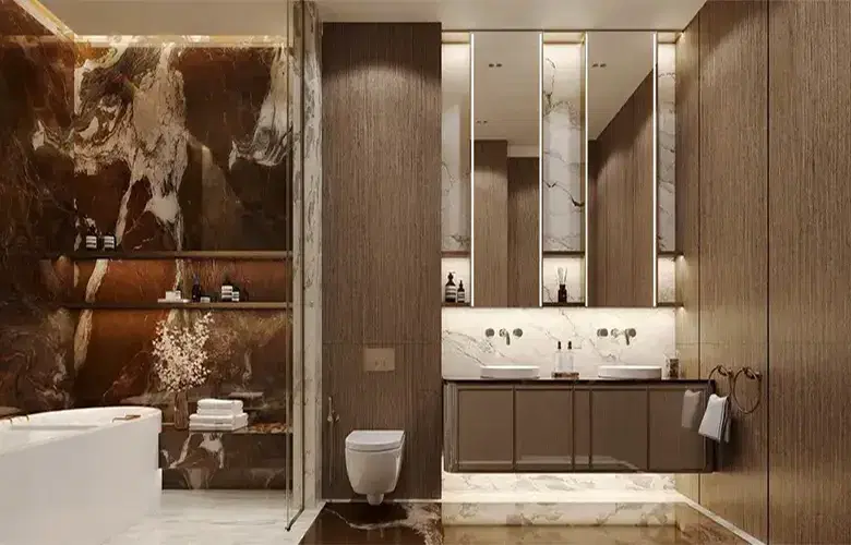 Burj Azizi Tower Washroom