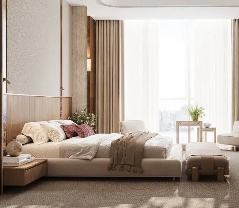 Square 1 by Binghatti Bedroom