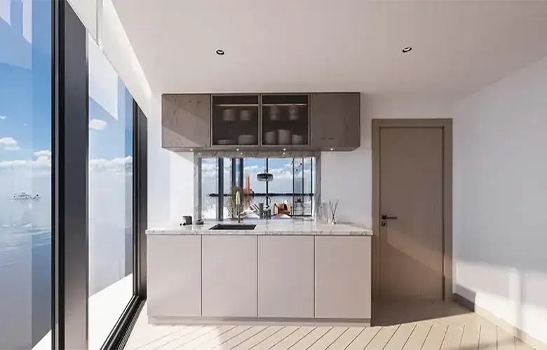 Beach Vista Range Kitchen