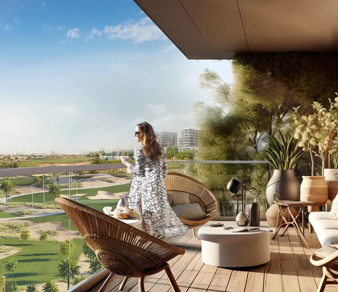 DAMAC Golf Green 2 Balcony view
