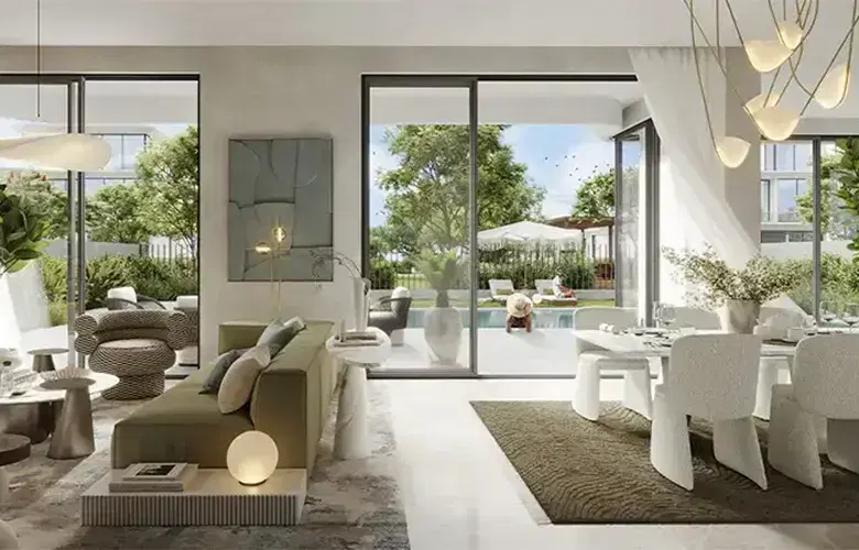 Emaar Park Gate 2 Living Dining Room