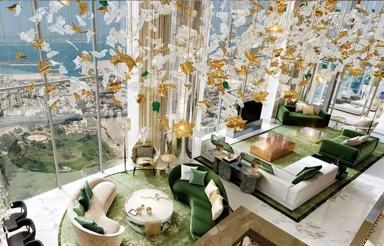 Damac Safa One Living Area