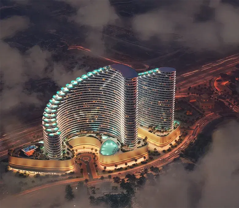Skyflame 2 by Binghatti Drone View