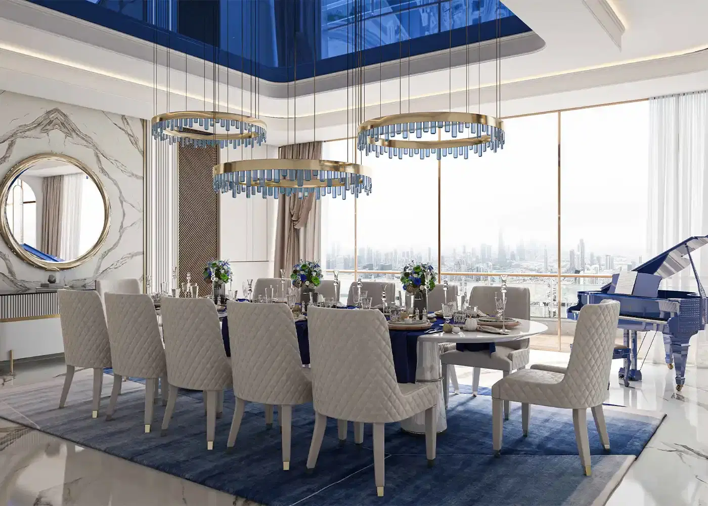  Canal Heights 2 by DAMAC Sitting Area