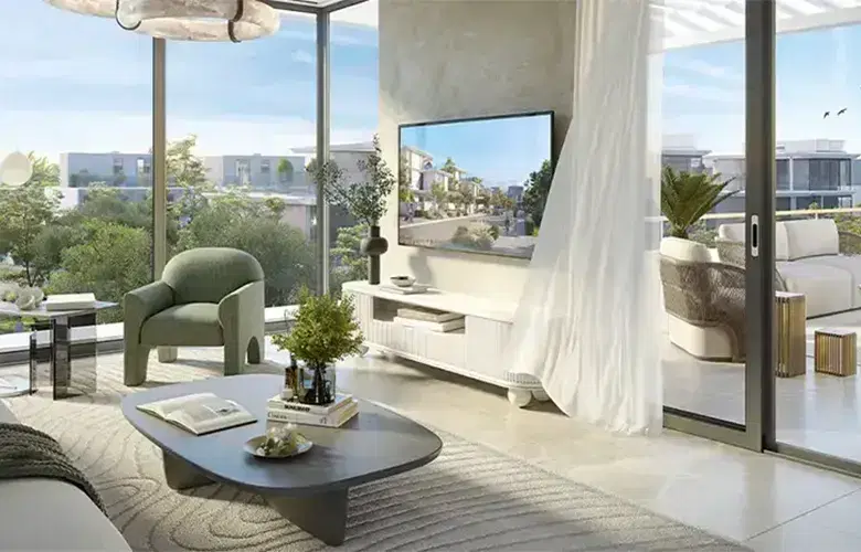 Emaar Park Gate 2 Living Room